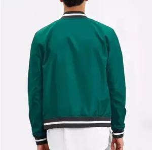Blouson aviateur personnalisé de haute qualité, vente en gros, nouveau design avec col montant et décoration de poche - Product Image 4