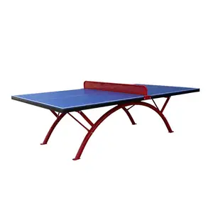 מקצועי תחרות בינלאומי סטנדרטי גודל מתקפל פינג פונג שולחן שולחן טניס שולחן ירוק עמיד למים Custom למעלה כחול