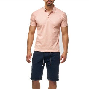 Toda la venta de alta calidad de manga corta Hombre Polo Camiseta 100% algodón transpirable tela personalizada polos - Product Image 1