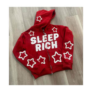 Men Solid Color Custom Printed Logo Breathable Oversized Polyester/Cotton Winter Hoodies with Digital Printing High Quality - Product Image 1