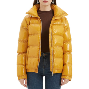 แจ็กเก็ตปลาปักเป้าฤดูหนาวของผู้หญิงแจ็กเก็ตผู้หญิงแบบมีสไตล์โลโก้ได้ตามต้องการ - Product Image 1