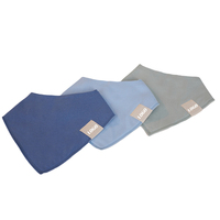 Bavoirs pour bébé faciles à nettoyer, en coton doux et absorbant, bavoirs bandana pour bébé, pour garçons et filles, ensemble de bavoirs pour la dentition et la bave