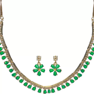 Collier de mariage vert - Product Image 4