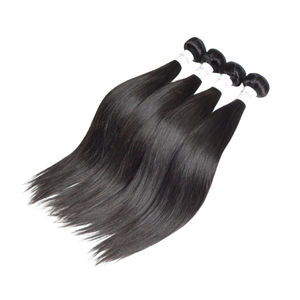 Cheveux humains bruts du temple indien du sud de Chennai | Paquets naturels Remy simples dessinés | Extensions de tressage non traitées en gros - Product Image 1