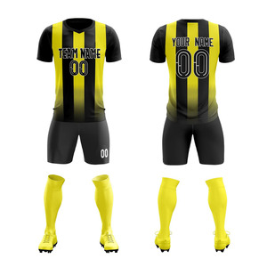 Ensemble de maillots de football personnalisés de haute qualité pour équipes sportives, impression sérigraphique, uniforme de football, maillot de football pour hommes, marque personnalisée - Product Image 3