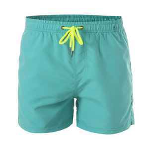 Shorts en polyester et élasthanne légers pour hommes avec logo personnalisé, shorts de bain imperméables pour hommes avec taille élastique et poches latérales - Product Image 3