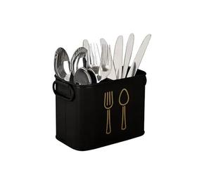 Porte-couverts en métal robuste avec finition artistique parfait pour les hôtels, les villas et le stockage de service de restauration professionnel - Product Image 6