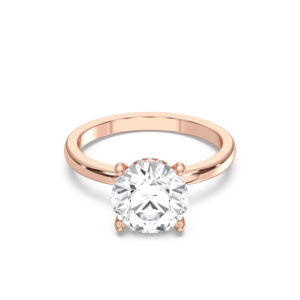 ชุดง่ามประดับเพชรสำหรับผู้หญิง3.00กะรัต/VSS-VS โมอิไดมอนด์แหวนหมั้นโซลิแทร์ทำจากทองคำ10K/14K/18K - Product Image 6