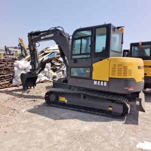 Nouvelle pelle MAXPOWER ME60 de bonne qualité Mini machine de terrassement de 6 tonnes avec moteur de pompe à engrenages Yanmar - Product Image 1