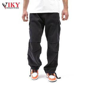 Pantalones Cargo Color negro Nueva llegada Tela de algodón con múltiples bolsillos Al Aire Libre Los hombres usan pantalones Cargo POR VIKY INDUSTRIES - Product Image 5