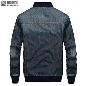 2025 nouvelle mode hiver hommes Denim vestes en gros de haute qualité de haute qualité personnalisable Logo avant - Product Image 2