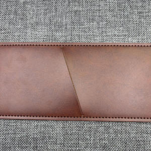 Porte-Couverts Pliable en Cuir Véritable de Luxe Écologique Durable pour Restaurant Organisateur d'Outils de Cuisine Fait Main LCH-0078 - Product Image 5