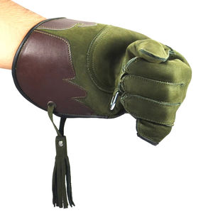 Guantes de cuero de cetrería Bosque Águila Caza Pájaros Halcón Trampa de animales Material de cuero personalizado Guantes de cetrería - Product Image 3