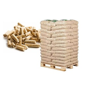 Granulés de bois naturels Golden Fire, excellents granulés de bois extrudés en épicéa, combustible naturel pour chaudières. - Product Image 1