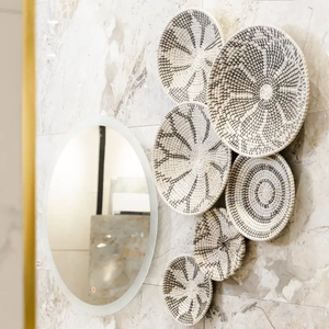 Cesta de algas marinas tejidas hechas a mano para decoración de pared más vendida, fabricante de Vietnam, OEM, ODM, precio de fábrica disponible - Product Image 2