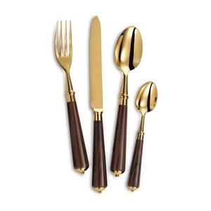 Luxury Classic Design <b>Flatware</b> Set in Stainless Steel with Gold Finished Perfect for Restaurant Dining and Elegant Tabletop - Product Image 2