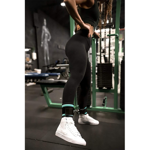 Correas de tobillo de neopreno con anillo en D doble de moda, levantamiento de pesas ajustable para equipo de gimnasio, accesorios de gimnasio de compresión - Product Image 6