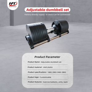 Set di <span class=keywords><strong>Manubri</strong></span> Regolabili Rapidi per <span class=keywords><strong>Allenamento</strong></span> Completo del Corpo, Peso Progressivo 32kg 40kg 45kg 50kg - Product Image 2