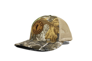 Sombreros de camionero de camuflaje con estampado de logotipo de parche de cuero personalizado Gorras deportivas de moda de malla Gorra de caza de Injae Vina Headwear - Product Image 2