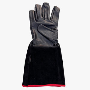 Vente en gros de gants de soudage TIG argon en cuir de vachette résistant à la chaleur, protection anti-coupure pour le travail manuel, bon marché - Product Image 4