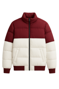 Qualité supérieure élégant coupe-vent chaud brillant tissu sur mesure hommes doudoune imperméable à l'intérieur matelassé chaud hiver - Product Image 2