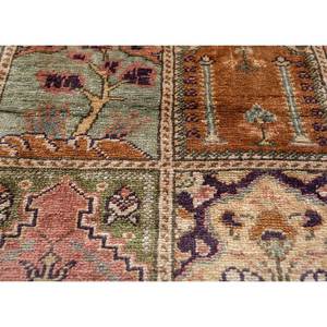 Tapis en soie noué à la main Gulmarg Gold Pae-4744, classique, épaisseur 10 mm, design rectangulaire patchwork pour la maison, l'entrée et la chambre - Product Image 3