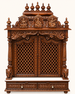 Handmade Indian Teak Wood Handicraft Temples Buy Indian Teak Wooden Temples/<b>Mandir</b> Traditional Teak Wooden Temples for Home USA - Product Image 6