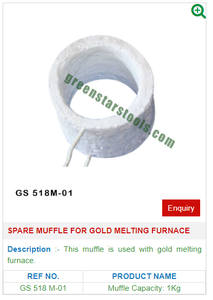 ท่อไอเสียสำรองสำหรับ GS 518M-01เตาหลอมทองสำหรับเครื่องมือและอุปกรณ์เครื่องประดับ - Product Image 2