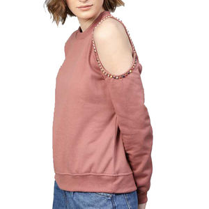 <b>Women's</b> Unisex Autumn Printed Badge Crewneck Sweatshirt 100% Cotton Quick Dry Custom Logo - Product Image 3