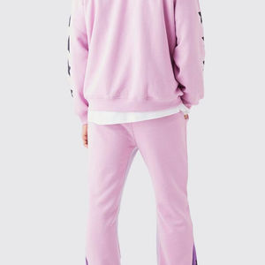 Derniers ensembles de survêtements pour hommes, style élégant, hiver, à capuche, uni, personnalisé, respirant, surdimensionné, 100% coton, grande taille, 2025 - Product Image 4