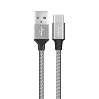 Câble USB 3.1 Type-C 60W 5Gbps en cuivre pur tressé en nylon pour la charge rapide 3A des mobiles et des disques durs