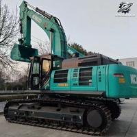 Excavatrice sur chenilles Kobelco SK500LC de 50 tonnes, super-puissante, hydraulique, avec moteur Hino P11C, d'occasion, de fabrication japonaise
