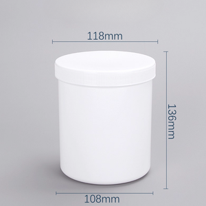 Bocaux de conservation alimentaire modernes en plastique PP Pavico Vietnam, taille personnalisée, bouchon à vis, blanc, pour la cuisine - Product Image 4