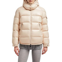 Chaquetas Acolchadas de Invierno para Mujer, Personalizadas al por Mayor, Cálidas, Transpirables, con Forro de Lana, Bordado de Camuflaje, Botones, OEM, con Tela de Nailon