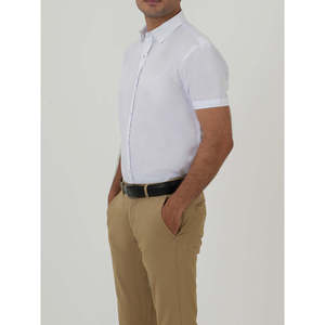 Pantalones Chinos RENATO 100% Algodón, Corte Slim, Duraderos, MC2286, Estilo Casual de Negocios, Corte Recto, Decoraciones con Cremallera, Cintura Media, Tela Oxford - Product Image 4