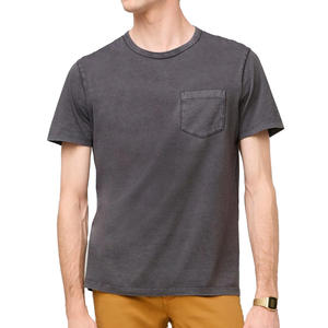 Stylish Cotton Mens Pocket Tshirt Designed With Comfortable Short Sleeves And Soft Breathable Fabric <b>Perfect</b> For Casual Outings - Product Image 1