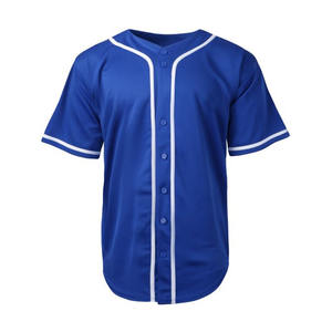2024 nueva moda de alta calidad camisetas de béisbol transpirables barato al por mayor personalizado liso equipo ropa deportiva camiseta de béisbol - Product Image 1