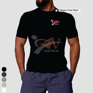 Camiseta Deportiva y de Fitness para Hombre, de Verano, Antibacteriana, de Secado Rápido, Transpirable, de Color Sólido, Cuello Redondo, Manga Corta - Product Image 4