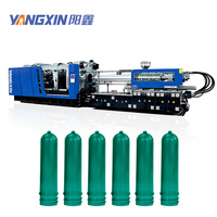 Máquinas de moldeo por inyección de espaciadores de plástico PET, hidráulicas y eléctricas, de alta velocidad, pequeñas y de tonelada pequeña, con servomotor rotatorio industrial Yangxin