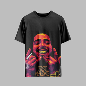 Streetwear Boxy Fit Cotton T Shirt Heavyweight Custom <b>Logo</b> Embroidered OEM Bulk Production Vietnam - Product Image 2