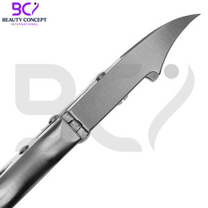 Pince à ongles podologique en acier inoxydable, outils de soin des pieds, poignée confortable, ouverture large, lame courbée, coupe-ongles professionnels durables - Product Image 3