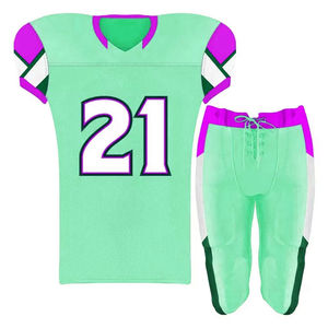 Maillot de football américain sur mesure à manches courtes, designs originaux, fabrication sur mesure pour les équipes de club, technique d'impression - Product Image 1