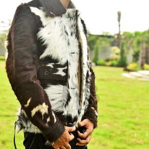 Chaquetas de cuero de vaca auténtica totalmente personalizadas para hombre, chaqueta de cuero de vaca de buena calidad para hombre, Color sólido disponible - Product Image 4