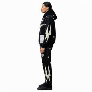 Chándal con Serigrafía Personalizada, Diseño Holgado de Moda, 100% Felpa de Algodón, Perfecto para Uso Diario, Unisex - Product Image 2