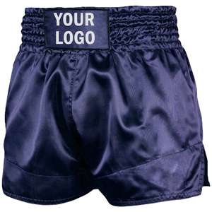 Shorts de boxe thaïlandaise MMA personnalisés pour hommes, vente en gros, séchage rapide, shorts de sport de longueur genou, shorts d'entraînement UFC - Product Image 3