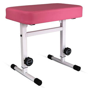 5 Core Keyboard Bench 3 Padded Cushioned Piano <b>Stool</b> Height Adjustable Guitar Seat Folding Portable - Product Image 1