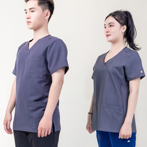 Uniforme d'hôpital pour femmes et hommes pantalons de gommage médicaux, chemise bon étirement de vêtements du fabricant vérifié FMF VN-ODM/ OEM - Product Image 2