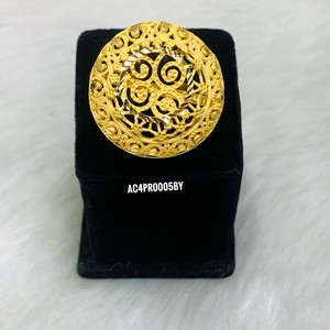 New Designer One Gram Gold Plated Pendant Set for Women and Girls Fashionable Flower-shaped Brass Jewellery for Weddings - Product Image 2