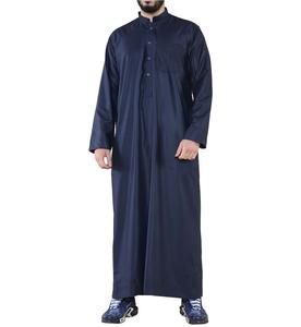 เสื้อผ้ามุสลิมมุสลิมแขนยาวสไตล์อาหรับสำหรับผู้ชายขายดี - Product Image 5