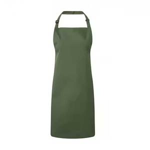 Sangle de cou réglable de taille personnalisée de haute qualité impression personnalisée nouvelle mode pur coton cuisine tablier à bavette de cuisine - Product Image 5